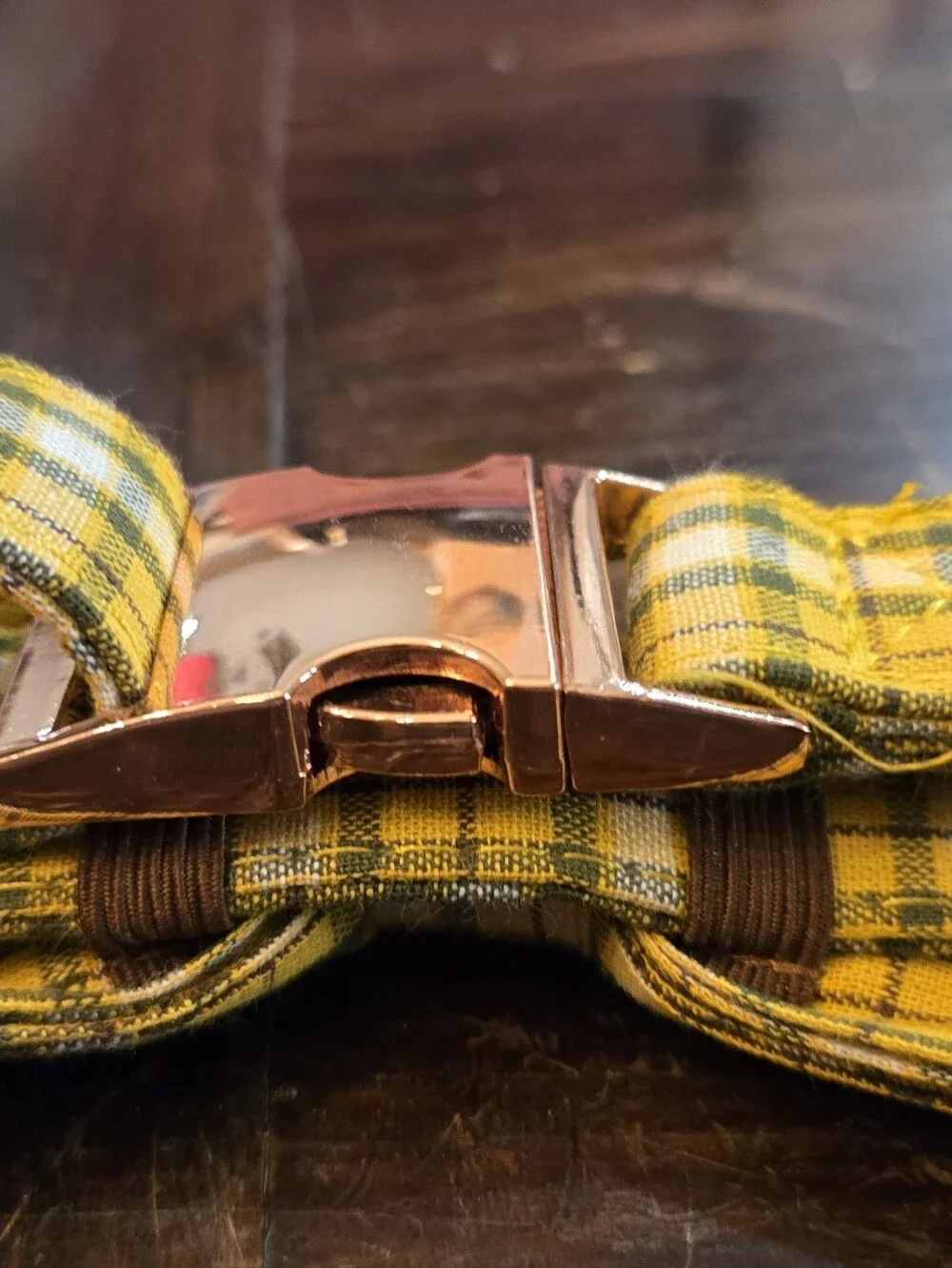 Plaid Bowtie Collar for Dogs - Size Large, Different Colors Available